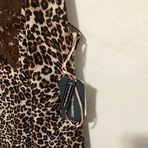Cheetah tank top, size medium.  NWT.